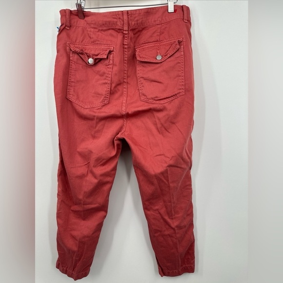 Sundry Croft Crop Pants Size 30 Deep Pockets Terra Cotta Cotton Relaxed EUC - Picture 6 of 6